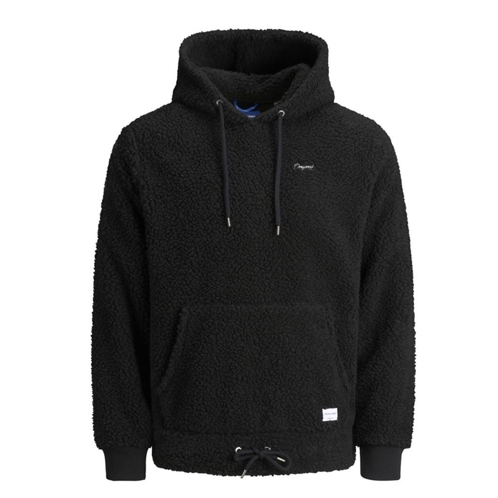 Black Sherpa Hoodie